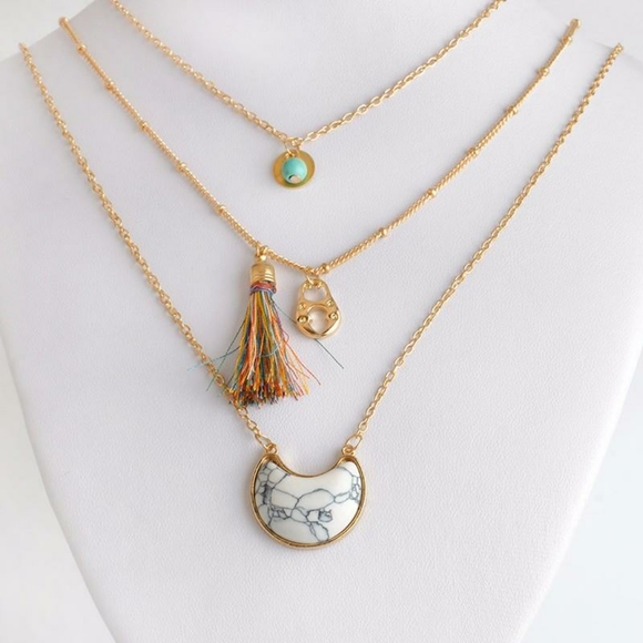 Jewelry - Miss Zoe Bohemian Multi Layer Necklace